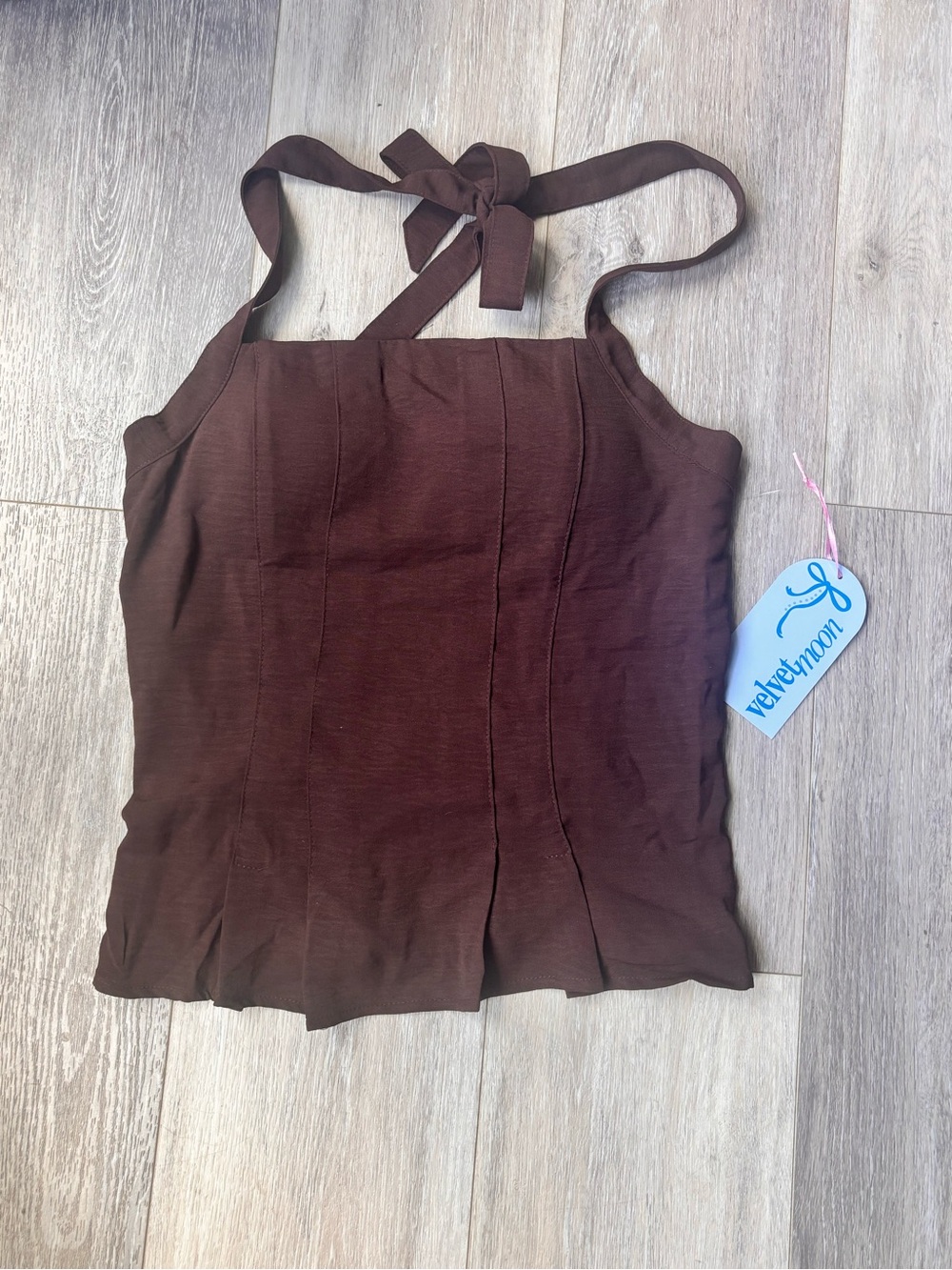 Brown Halter top